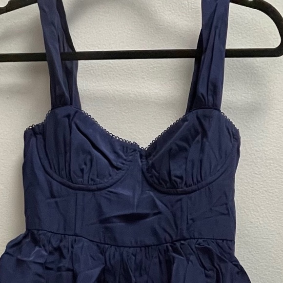 WeWoreWhat Corset Maxi - Size 0 - Navy - NWT - Picture 6 of 9